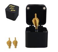 FSWWSF Caja de dedo medio en la caja de regalo Surprise Gift Box Stinkefinger in Box Prank Box Mittelfinger Prank Regalo Fun Prank Gift Christmas Spoof Mittelfinger Pop Up Gift Box