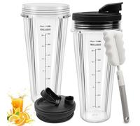 FSWWSF Piezas de repuesto para licuadora Ninja Compatible con CB350EU BN800EU BN750EU BN650EU BN495EU CB100EU para Ninja Piezas de repuesto para tazas de batidora con fundas y soporte para ollas