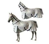 FSXCXBFA Manta Anti-Moscas con Cuello con Cinturó Repelente de Mosquitos Manta De Montar para Transporte,53in(135cm)