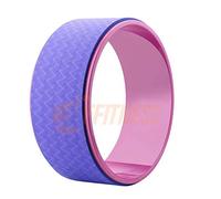 FSYC068V Body Dharma Yoga Wheel | Aro Roller Anillo para Entrenamiento Pilates Fitness Workout Gym Gimnasia | Superficie Antideslizante (Morado)