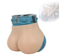 FSYH Bragas de Culo Falso de Silicona Lifting de glúteos Control Triangle Shorts Potenciador de Cadera Ropa Interior para Cosplay de travesti,Asian Yellow,1.8cm