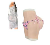 FSYH Bragas de Silicona para travestidos, realzador de Cadera, Pantalones Cortos de Control de glúteos, Gaff Oculto, bóxer para Drag Queen y Cosplay,Color1,Upgrade