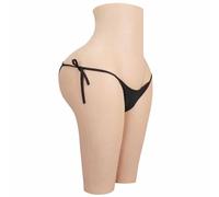 FSYH Braguitas de Silicona realzando el Culo Sissy Lifting de Caderas Sissy con Acolchado para shemale Crossdresser,Marfil,Basic