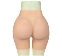 FSYH Pantalones A Tope De Silicona Bragas para Realzar GlúTeos Pantalones Cortos con Control Moldeador De GlúTeos Ropa Interior para Mejorar Cosplay Drag Queen,Piel,HIP0.47in