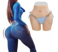 FSYH Pantalones con realce de Cadera de Silicona para Crossdressing, Levantador de glúteos, Bragas Acolchadas Push-up, de Hombre a Mujer para Personas transgénero,Color2,Upgrade