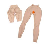 FSYH Pantalones de Silicona Falsa para Vagina de Hombre a Mujer Que ocultan la Ropa Interior de la Vagina de garfio Pantalones potenciadores para Drag Queen,Light Brown,Basic