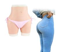 FSYH Ropa Interior Moldeadora Realista de Silicona para Personas transgénero, con Relleno en glúteos, Control y Forma, de Hombre a Mujer, Tipo bóxer para Ocultar la Gafa,Marrón,Upgrade