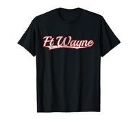 Ft Wayne Indiana Allen County Vintage Varsity Distressed Camiseta