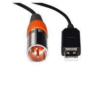 FT232RL Chip USB A RS485 DMX512 3P XLR Hembra/CONVERTIDOR Macho Cable Controlador DE Etapa Freestyler QLC(1.8M,XLR Male B)