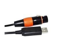 FT232RL Chip USB A RS485 DMX512 3P XLR Hembra/CONVERTIDOR Macho Cable Controlador DE Etapa Freestyler QLC(1M,XLR Female F)