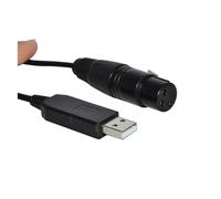 FT232RL Chip USB A RS485 DMX512 3P XLR Hembra/CONVERTIDOR Macho Cable Controlador DE Etapa Freestyler QLC(8M,XLR Female I)