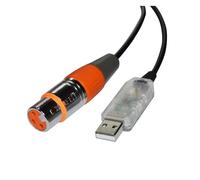 FT232RL Chip USB A RS485 DMX512 3P XLR Hembra/CONVERTIDOR Macho Cable Controlador DE Etapa Freestyler QLC(1.8M,XLR Female C)