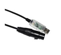 FT232RL Chip USB A RS485 DMX512 3P XLR Hembra/CONVERTIDOR Macho Cable Controlador DE Etapa Freestyler QLC(1M,XLR Female H)