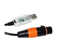 FT232RL Chip USB A RS485 DMX512 3P XLR Hembra/CONVERTIDOR Macho Cable Controlador DE Etapa Freestyler QLC(3m,XLR Female E)