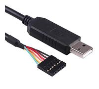FTDI Chip USB a 5 V TTLUART Cable Serial 6 vías 0.1" Conector Terminado con 5.0 V Adaptador convertidor de señal Cable Compatible TTL-232R-5V 6 FT.