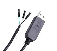 FTDI USB a TTL Serial 3.3 V 5 V Cable adaptador con 3 pines macho de 0.1inch pitch Encabezado UART IC FT232RL Chip para Windows 10 8 7 Linux MAC OS