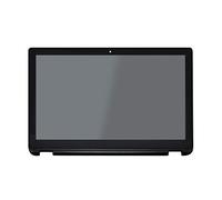 FTDLCD® 15.6'' FHD LCD Pantanlla Táctil Digitalizador Asamblea con Marco Reparación de Computadora para Toshiba Satellite Radius P55W-B5201 P55W-B5225