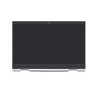 FTDLCD® 15.6 Inch FHD LED LCD Pantalla Táctil Digitalizador Asamblea con Marco Reemplazo de Ordenador para HP Envy X360 15M-CN Series 1920x1080 Color Plata