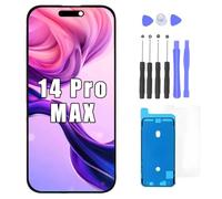 FTDLCD Pantalla para iPhone 14 Pro Max de 6,7 pulgadas de repuesto FHD | Pantalla Retina de alta tasa de actualización táctil, kit de reparación completo