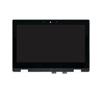FTDLCD Reemplazo para ASUS Chromebook Flip CR1100 CR1100FKA CR1100FKA-YZ182T 11.6 Pulgadas HD 1366X768 IPS Set Pantalla Táctil LCD LED con Marco
