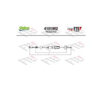 FTE 4101902 Cable de accionamiento, accionamiento del embrague