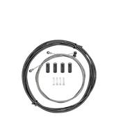 FTGNHF Juego de cables freno for bicicleta carretera MTB 5 mm, sin lubricación, kit carcasa for cable desviador montaña, piezas universales cable de freno(CEX Brake Black)