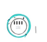 FTGNHF Juego de cables freno for bicicleta carretera MTB 5 mm, sin lubricación, kit carcasa for cable desviador montaña, piezas universales cable de freno(CEX Brake GreenB)