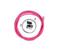 FTGNHF Juego de cables freno y desviador bicicleta, carcasa for cable cambio montaña carretera, accesorios ciclismo cable de freno(Rosa)