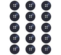 ftiemlovde 30 Botones Decorativos Grandes Abrigo de 4 Agujeros，Button para Blazer （Azul 20 mm）