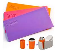 FTISSLY Silicona Sublimación Tazas Laminas de Silicona para Sublimar 3 Espesores 1.5mm 3mm 4mm Antidifuminado Silicona para Sublimar Tazas Envoltura Vasos Prensa Compatible con Brand Cricut Mug Press