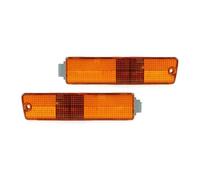 FTJKKVV Luces Antiniebla Coche 1 Par Luces Intermitentes Delanteras Parachoques Luces Antiniebla Esquina Con Arnés Para VW Para Golf 2 Para MK2 Para Jetta 2 Para MK2 1980-1992(Yellow-1Pair)