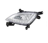 FTJKKVV Luces Antiniebla Coche Conjunto Faros Antiniebla 12 V Para Hyundai Elantra GT I30 12 13 14 15 16 Cubiertas DRL Luces Circulación Diurna Parachoques Delantero(One LH)