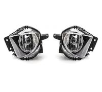 FTJKKVV Luces Antiniebla Coche Faros Antiniebla Para E90 E91 328i 328xi 325i 325xi 330i 330xi 2005-2008 Faros Antiniebla Delanteros LED DRL Accesorios Coche(Halogen fog,1 par)