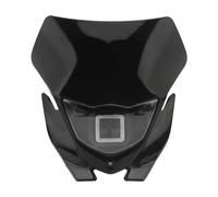 FTJKKVV Placa De Faro De Motocicleta LED Estilo Diseñador Para Para KLX 230 250 150 110R 230R Para CRF 450 Universal Para Enduro Motocross Motocicleta Faros Delanteros(Negro)