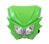 FTJKKVV Placa Faro De Motocicleta Para Para KLX 250 150 450 KX 250F Carenado Universal Para Enduro Motocross Ajuste Faros Repuestos Motocicleta Faros Delanteros(Green)