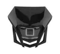 FTJKKVV Placa Faro Motocicleta LED 12V Para CRF 230 XR 150 125F 250 450 Dirt Bike Para Enduro Motocross Accesorios Carenado Faro Motocicleta Faros Delanteros(Negro)