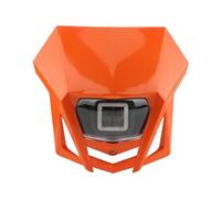 FTJKKVV Placa Faro Motocicleta LED 12V Para WR450F Para YZ250F Para XT250X Para XT600 Para TTR250 Dirt Bike Para Enduro Motocross Accesorios Carenado Faro Motocicleta Faros Delanteros(Naranja)
