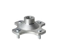 FTJKKVV Rodamientos Rueda Assembly Eje Trasero 24T M10 * 4 Pernos Cubo Rueda para TRX420 FE TRX420FM para Rancher 420 4X4 2007-2013 Piezas Repuesto(Wheel Hub)