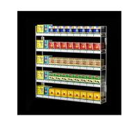 FTOMIKA Estante de exhibición de Venta minorista para Tiendas, Soporte de acrílico Rectangular para Cigarrillos, Soporte de exhibición para Cigarrillos para Tiendas de conveniencia, Estante para Cig