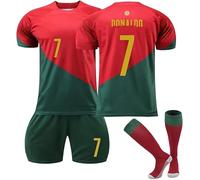 FTRGHNY Camisetas de Futbol Niño y Adulto 2024 2025, Chándal Futbol Niño Conjunto, Equipacion Futbol Niño Equipo de Entrenamiento de Fútbol,Camiseta Niño Futbol, Pantalones, Calcetines y Rodillera
