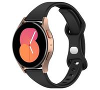 FTRONGRT 20mm Cómodo Correa para Garmin Forerunner 645, Flexible Silicona Reloj de Recambio Ajustable Brazalete Smart Watch Correa. Negro