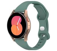 FTRONGRT 20mm Cómodo Correa para Garmin Vivomove, Flexible Silicona Reloj de Recambio Ajustable Brazalete Smart Watch Correa. Aguja De Pino Verde