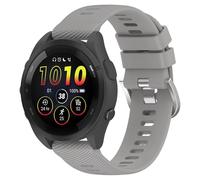 FTRONGRT 20mm Correa para Garmin Vivomove Trend, Correa de Repuesto de Silicona Suave, Cómoda y Ajustable para Garmin Vivomove Trend - Mañana Niebla Gris