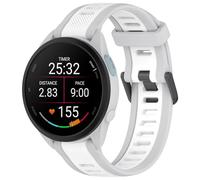 FTRONGRT 22mm Cómodo Correa para Mibro Watch Lite 2, Flexible Silicona Reloj de Recambio Ajustable Brazalete Smart Watch Correa. Gris Claro Blanco