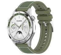 FTRONGRT 22mm Correa Compatible con Garmin Forerunner 265, Silicona Reloj de Recambio Ajustable Brazalete Smart Watch Correa. Hebilla Oficial Verde Abeto