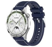FTRONGRT 22mm Correa Compatible con Garmin Venu 3, Silicona Reloj de Recambio Ajustable Brazalete Smart Watch Correa. Hebilla Oficial Azul Medianoche