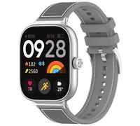 FTRONGRT 22mm Correa Compatible con Xiaomi Redmi Watch 5, Suave Silicona, Correa de Repuesto Cómoda y Ajustable Compatible con Xiaomi Redmi Watch 5. Hebilla Oficial Gris