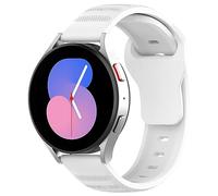 FTRONGRT 22mm Correa para Boat Watch Lite, Flexible Silicona Reloj de Recambio Ajustable Brazalete Smart Watch Correa- (Blanco