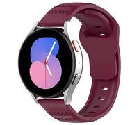 FTRONGRT 22mm Correa para Boat Watch Lite, Flexible Silicona Reloj de Recambio Ajustable Brazalete Smart Watch Correa- (Vino Rojo