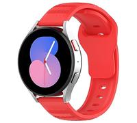 FTRONGRT 22mm Correa para Boat Watch Lite, Flexible Silicona Reloj de Recambio Ajustable Brazalete Smart Watch Correa- (Rojo